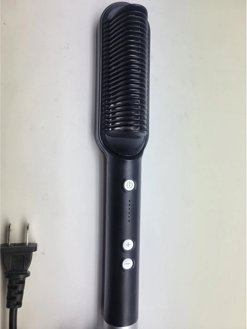 Bglam Hair Brush Sraightener anti-scald straightening comb Black/pink